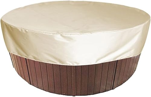 Runde Whirlpool-Abdeckung Spa-Abdeckung wasserdichte Outdoor-210d-schwimmbadabdeckung Whirlpool-Schutz Für Badewannenblase Nachricht Spa, 210x30cm Runde Whirlpool-Abdeckung Spa-Abdeckung wasserdichte Outdoor-210d-schwimmbadabdeckung Whirlpool-Schutz Für Badewannenblase Nachricht Spa, 210x30cm von Generic