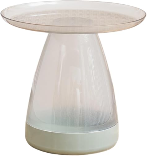 Runder Couchtisch für Wohnzimmer Einfaches Design Stabiler Struktur Elegante Töne mehrerer Farben Acryl Couchtisch für Wohnzimmer oder Büro, transparentes Matcha Grün, eine Größe Runder Couchtisch für Wohnzimmer Einfaches Design Stabiler Struktur Elegante Töne mehrerer Farben Acryl Couchtisch für Wohnzimmer oder Büro, transparentes Matcha Grün, eine Größe von Generic