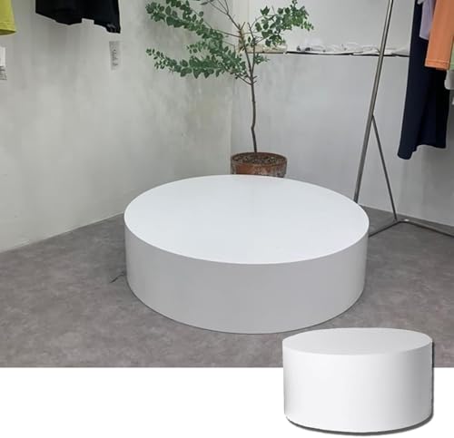 Runder Display-sockelständer - Multifunktionale Event-dekor-Display-sockelständer Aus Holz, Ideal Für Live-Streaming-Partys Und Verschiedene Veranstaltungen, White, 31.5x7.9in/80x20cm Runder Display-sockelständer - Multifunktionale Event-dekor-Display-sockelständer Aus Holz, Ideal Für Live-Streaming-Partys Und Verschiedene Veranstaltungen, White, 31.5x7.9in/80x20cm von Generic