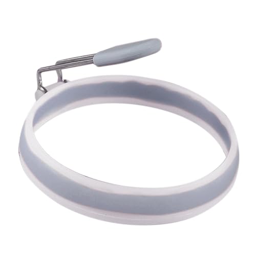 Runder Ring zum Eierkochen, Eierringe zum Braten von Eiern - Silikon-Eierkreise zum Braten von 4 Zoll Eiern, runde Antihaft-Küchenhelfer für Eier f von Generic