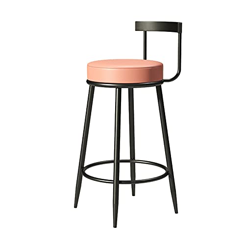 Rustic Breakfast Bar Stool with Backrest Pu Bar Chair Iron Frame Kitchen Dining Counter Stool 25.6inch Seat Height for Bar Kitchen Dining Room. Rustic Breakfast Bar Stool with Backrest Pu Bar Chair Iron Frame Kitchen Dining Counter Stool 25.6inch Seat Height for Bar Kitchen Dining Room. von Generic
