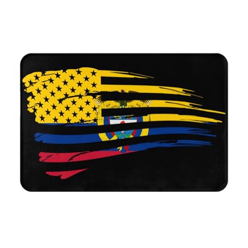 Rutschfester Türmatte Amerikanische Flagge und kolumbianische Flagge, Schmutzfangmatte, Badezimmer, Innen, Hintertür, Super Absorbierende Doormats 40X60cm Rutschfester Türmatte Amerikanische Flagge und kolumbianische Flagge, Schmutzfangmatte, Badezimmer, Innen, Hintertür, Super Absorbierende Doormats 40X60cm von Generic