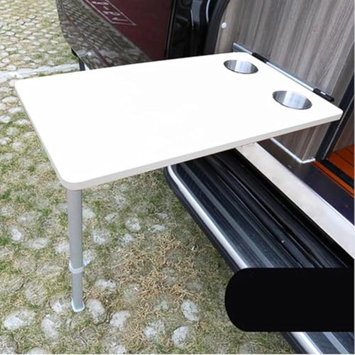 Rv Wandmontierter Klapptisch, Esstisch, Wandtisch Mit Teleskop-schreibtischbeinen Für Wohnmobil, Outdoor-Camping-Picknick, White Rv Wandmontierter Klapptisch, Esstisch, Wandtisch Mit Teleskop-schreibtischbeinen Für Wohnmobil, Outdoor-Camping-Picknick, White von Generic