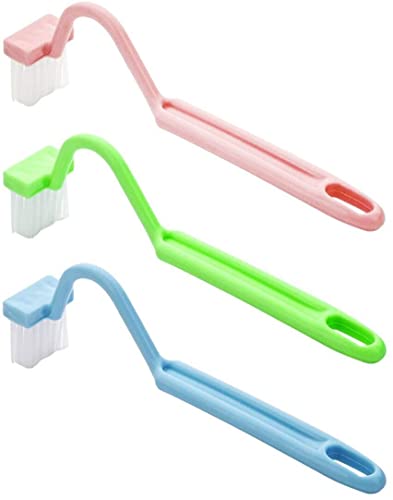 S-Typ Toilettenbürste Toilettenecke Reinigungswerkzeuge Biegeform weiche Bürste Badezimmerzubehör (Rosa) Bequem und schön von Generic