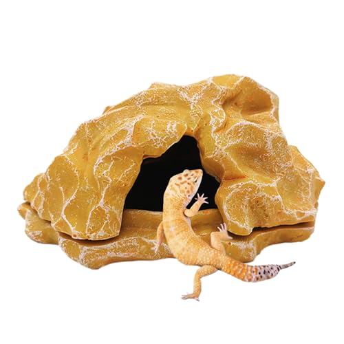 SHELTER REPTILE – FAUX ROCK Terrarium Cave, Decorative Panking Spot | Wohnaccessoire aus Harz für Bardrachen, Ballpythons, Schildkröten, Amphibien, Landschaft des Stausees D SHELTER REPTILE – FAUX ROCK Terrarium Cave, Decorative Panking Spot | Wohnaccessoire aus Harz für Bardrachen, Ballpythons, Schildkröten, Amphibien, Landschaft des Stausees D von Generic