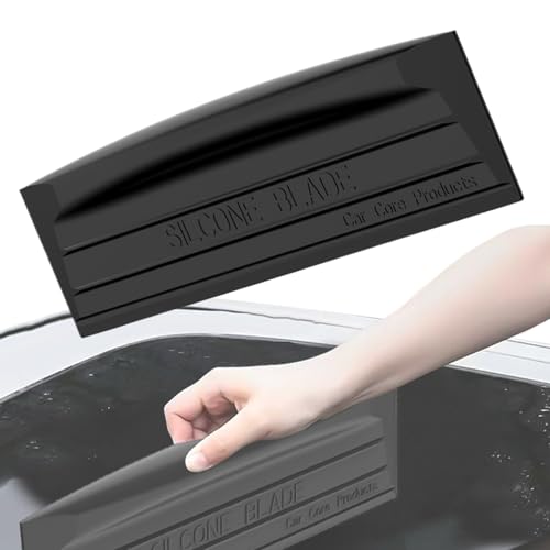 SQUEEGEE Auto Windschutzscheibe Scheegee, Streegee Silikon Windschutzscheibe und Auto | Flexibles Anti-Scratch-Reinigungswerkzeug für Auto Auto Spiegel Wasser Reinigung Auto Innenwäsche SQUEEGEE Auto Windschutzscheibe Scheegee, Streegee Silikon Windschutzscheibe und Auto | Flexibles Anti-Scratch-Reinigungswerkzeug für Auto Auto Spiegel Wasser Reinigung Auto Innenwäsche von Generic