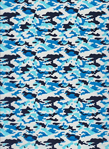 ST Color Camo008-Wassertransferdruck, Hydrographie, Hydro-Dip-Folie, Wasserblau, Camo, 50 cm Breite x 400 cm Länge von Generic