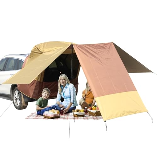 SUV Zelte - SUV Campingzelt | Tragbares mit Hintertür, SUV Autzelt, Multifunktionsschutz, für Autokammer für 5–8 von Generic