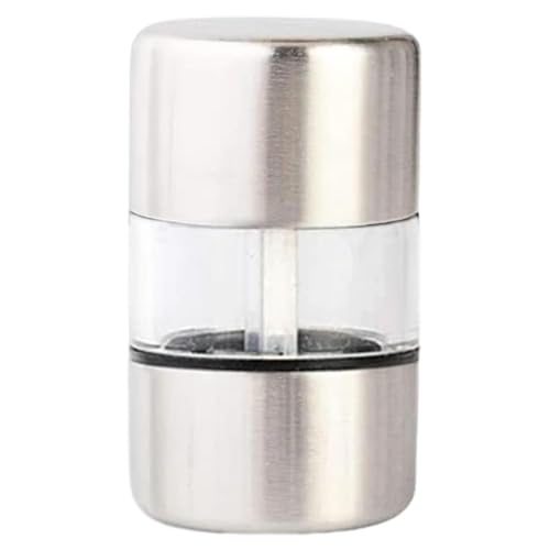 Salz- Und Pfeffermühle – Salzmühle Aus Edelstahl | Salz- Und Pfeffermühle | Manuelle Pfeffermühle | Reisefreundliche Kleine Mühlen Für Zuhause, Restaurant Und Camping von Generic