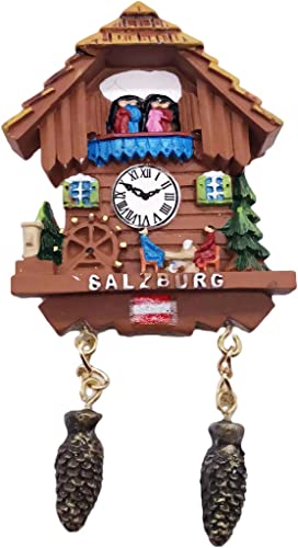 Salzburg Österreich Kuckucksuhr Kühlschrankmagnet Kühlschrankmagnet Deko Magnet Aufkleber Souvenir Harz Basteln von Generic