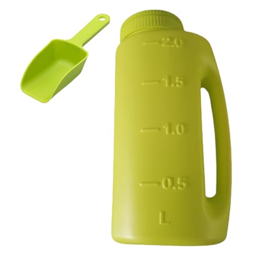 Salzverteiler Handheld - 2L Manual Snow Ice Shaker, Verstellbarer Dünger Shaker -Spender | Tragbarer Deicer-Granulat-Spender, Mehrzweck-Rasengarten-Bürgersteig Für Schneeschmelze Wintergebrauch von Generic