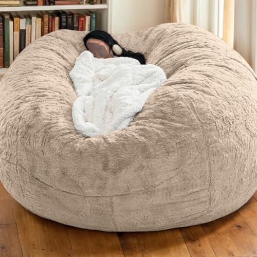 Samt Sitzsack Abdeckung Nur Ohne Füllung Waschbar Verdickt Weich Stretch Einfarbig Reißverschluss Gaming Sitzsack Für Schlafzimmer Büro Wohnzimmer Teenager Erwachsene,C,130 * 60cm Samt Sitzsack Abdeckung Nur Ohne Füllung Waschbar Verdickt Weich Stretch Einfarbig Reißverschluss Gaming Sitzsack Für Schlafzimmer Büro Wohnzimmer Teenager Erwachsene,C,130 * 60cm von DOSYCOVUR