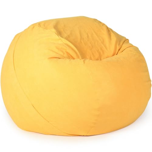 Samt Sitzsack Abdeckungen Ohne Füllung Kuscheltier Aufbewahrung Verdickt Waschbar Reißverschluss Stretch Gaming Sitzsack Schlafzimmer Wohnzimmer Büro Teenager,A,120 * 65cm von DOSYCOVUR