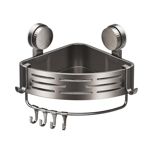Saugnapf Duschablage | Duschsauger Eckorganizer | Platzsparende Aufbewahrungslösung Für Dusche Und Badezimmer | Für Badezimmer, Küche, Toilette, Badewanne, Waschbecken, Waschküche, Studentenzimmer Saugnapf Duschablage | Duschsauger Eckorganizer | Platzsparende Aufbewahrungslösung Für Dusche Und Badezimmer | Für Badezimmer, Küche, Toilette, Badewanne, Waschbecken, Waschküche, Studentenzimmer von Generic