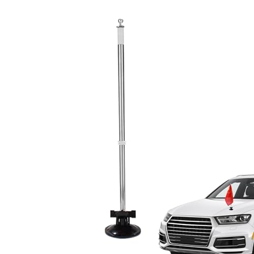 Saugnapf-Flaggenmasthalter, Saugnapf-Flaggenhalterung für Wohnmobile | Auto-Flaggenhalter-Halterung | Fahnenmast-Displayhalterung, Fahnenmast-Montagehalterung von Generic
