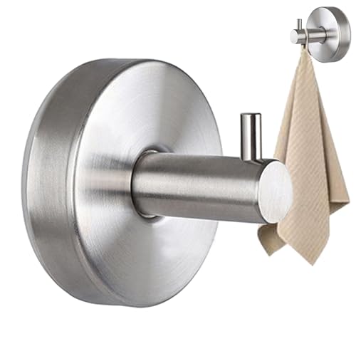 Saugnapf-Haken, Saugnapf-Haken – Handtuchhaken zum Aufhängen, starke Haken aus Edelstahl für Duschwand, Heimdekoration für Badezimmer, Cui Saugnapf-Haken, Saugnapf-Haken – Handtuchhaken zum Aufhängen, starke Haken aus Edelstahl für Duschwand, Heimdekoration für Badezimmer, Cui von Generic