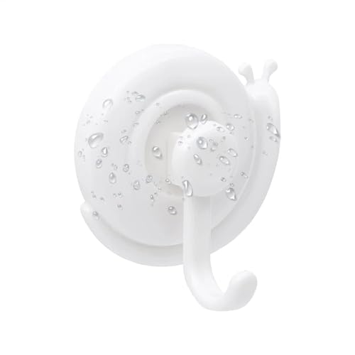 Saugnapfhaken – Badezimmer-Saugnapf-Haken | für Duschwand, Schnecken-Kleiderbügel, Tassendusche, starker belastbarer Handtuchhalter ohne Bohren, Badezimmerzubehör für Schlafzimmer Saugnapfhaken – Badezimmer-Saugnapf-Haken | für Duschwand, Schnecken-Kleiderbügel, Tassendusche, starker belastbarer Handtuchhalter ohne Bohren, Badezimmerzubehör für Schlafzimmer von Generic