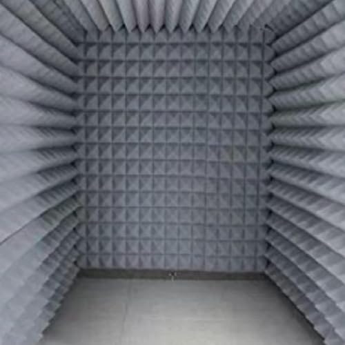Schallschutzkabine Top Partition Booth Mit Top-Panel Hausgemachte Tragbare Studio-elosure Für Musikstudio Schlafzimmer Zuhause, Grey, 80 * 80 * 80cm von Generic