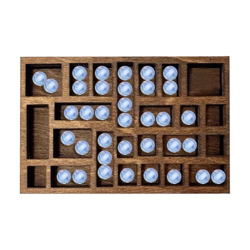 Schattenbox mit Regalen - Schmuckregal, Schattenbox in Miniaturform - Bauernhof an der Wand oder freistehendes Dekorationsdisplay an mehreren Orten mit 25 Fächern für Figuren von Generic