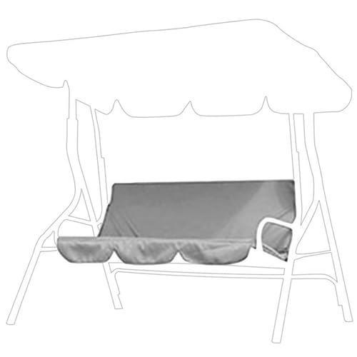 Schaukelsitzbezug für Hollywoodschaukel,Abdeckung für Die Sitze Der Hollywoodschaukel,Gartenstuhl Sitzbezug 210D Oxford Gewebe Wasserdicht Reißfest(Red) von Generic