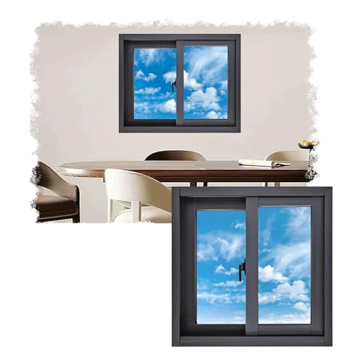 Schiebefenster mit Gehärtetem Glas und Bildschirmfenster Horizontal Kellerfenster Fenster für Gartenhaus Schuppen Scheunen Garagen Schiebefenster mit Gehärtetem Glas und Bildschirmfenster Horizontal Kellerfenster Fenster für Gartenhaus Schuppen Scheunen Garagen von Generic