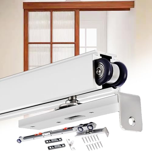 Schiebetürschiene Mit Sanftem Schließmechanismus, Robuste Schiebetürschiene Für Schlafzimmer/Küche, Scheunentor-Einzel-Hardware-Kit Mit Leisem Schließmechanismus/Sier-White/240Cm/7.9Ft Schiebetürschiene Mit Sanftem Schließmechanismus, Robuste Schiebetürschiene Für Schlafzimmer/Küche, Scheunentor-Einzel-Hardware-Kit Mit Leisem Schließmechanismus/Sier-White/240Cm/7.9Ft von Generic