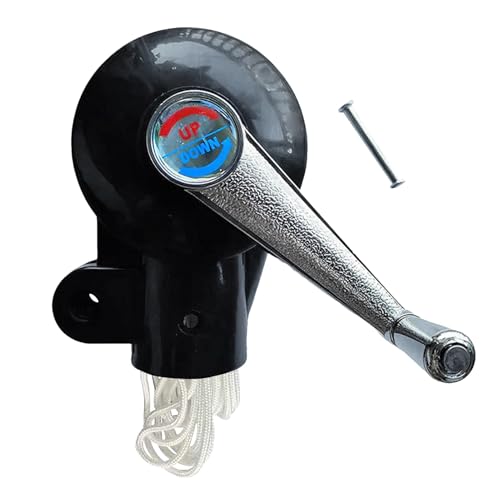 Schirmkurbel Ersatz,Outdoor-Schirm Handkurbel Mit Zugseil | Rutschfester Griff Sonnenschutz Zubehör Für Balkon Pool Garten Picknick Schirmkurbel Ersatz,Outdoor-Schirm Handkurbel Mit Zugseil | Rutschfester Griff Sonnenschutz Zubehör Für Balkon Pool Garten Picknick von Generic