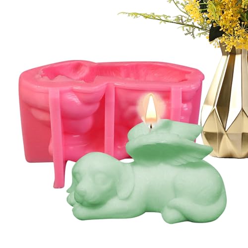 Schlafender Hund Silikonform, Hund Engel Silikonform,Silikon Tierform zur Herstellung von Kerzen - Silikon Haustier mit Flügeln Form für Kerzen, Kerzenform, Epoxidharz Gießen Seifenstab Form Schlafender Hund Silikonform, Hund Engel Silikonform,Silikon Tierform zur Herstellung von Kerzen - Silikon Haustier mit Flügeln Form für Kerzen, Kerzenform, Epoxidharz Gießen Seifenstab Form von Generic