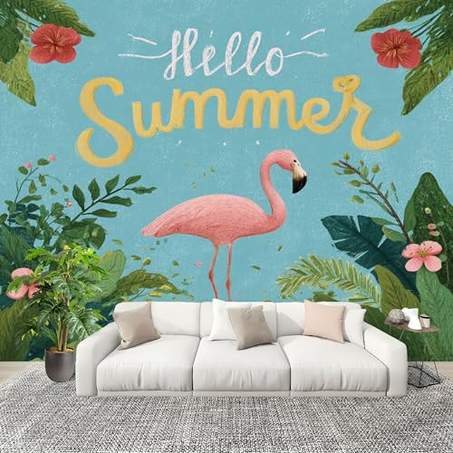 Schlafzimmer Fototapete Wandtapete 400x280 cm, Tropisches Sommerthema Wandposter, GrüN Moderne Wanddeko Panorama Poster Wohnzimmer Büro Flur Wandtapete Große Wandbilder Schlafzimmer Fototapete Wandtapete 400x280 cm, Tropisches Sommerthema Wandposter, GrüN Moderne Wanddeko Panorama Poster Wohnzimmer Büro Flur Wandtapete Große Wandbilder von Generic