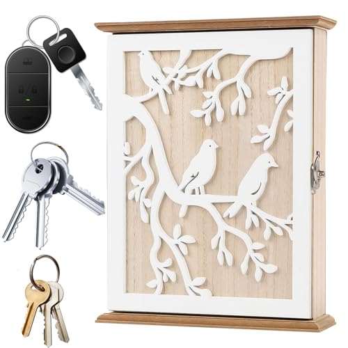 Schlüssel Aufbewahrung Box - Moderner Organizer Schrank Deko Für Zuhause - Rustikaler Schlüsselhalter Wandorganizer Box | Für Einzug Feiertag Geburtstag Haustür Eingangsbereich Büro Schlüssel Aufbewahrung Box - Moderner Organizer Schrank Deko Für Zuhause - Rustikaler Schlüsselhalter Wandorganizer Box | Für Einzug Feiertag Geburtstag Haustür Eingangsbereich Büro von Generic