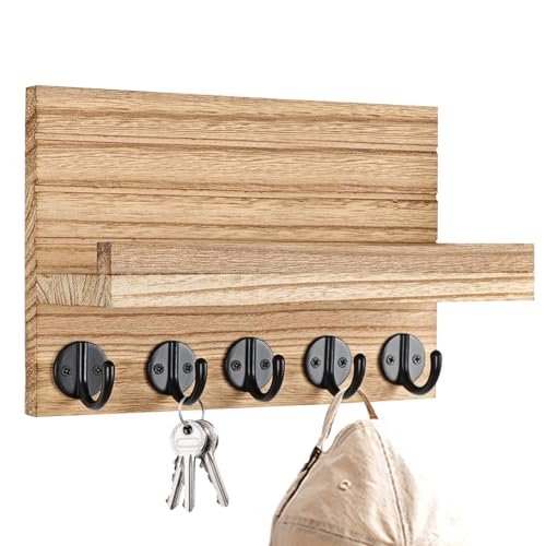 Schlüsselbrett Wandschlüsselhalter Schlüsselhalter Schlüsselhalter aus Holz Orri für rustikale Post Wandgarderobe mit für Eingang oder Eingang Mäuseldarm Schlüsselbrett Wandschlüsselhalter Schlüsselhalter Schlüsselhalter aus Holz Orri für rustikale Post Wandgarderobe mit für Eingang oder Eingang Mäuseldarm von Generic