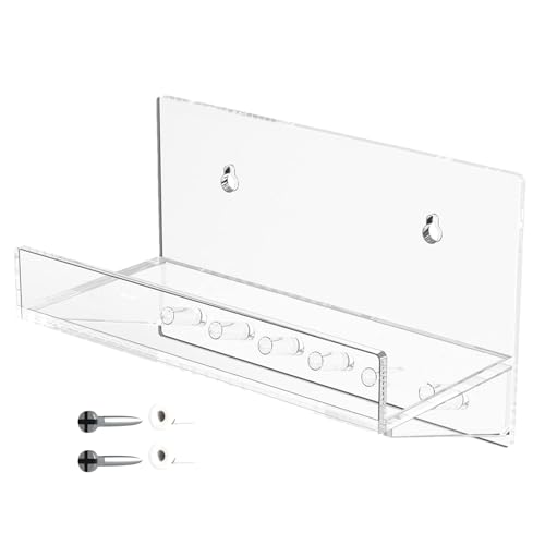 Schlüsselhalter Wandhalterung, Wandhalter für Schlüsselbügel | Löschen Sie ein Acryl Griffbrett Rack mit 6 Haken – Regalaufbewahrung, Wand-Organizer für den Flur in der Küche im Wohnzimmer Schlüsselhalter Wandhalterung, Wandhalter für Schlüsselbügel | Löschen Sie ein Acryl Griffbrett Rack mit 6 Haken – Regalaufbewahrung, Wand-Organizer für den Flur in der Küche im Wohnzimmer von Generic
