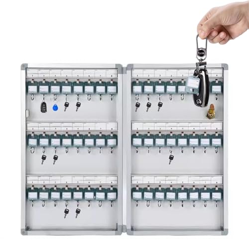 Schlüsselkasten An der Wand montierbarer Kombinationsschrank Schlüsselschrank aus Aluminiumlegierung Wandmontierter Autoschlüsselschrank Wohnungsschlüssel-Verwaltungsbox Doppelseitiger Schlü Schlüsselkasten An der Wand montierbarer Kombinationsschrank Schlüsselschrank aus Aluminiumlegierung Wandmontierter Autoschlüsselschrank Wohnungsschlüssel-Verwaltungsbox Doppelseitiger Schlü von Generic