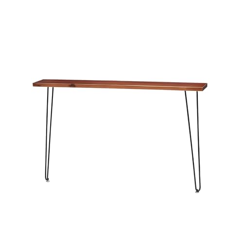 Schmaler Konsolentisch im Modernen Europäischen Stil mit Metallablage, Flurtisch für Eingangsbereich, Wohnzimmer Oder Diele(80 * 20 * 80cm) von Generic