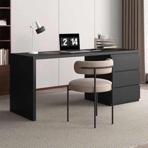 Schminktisch mit 3 Schubladen Home Office Schreibtisch for Computer 7 Farben Holz Kommode for Wohnzimmer, Büro, Arbeitszimmer, Schlafzimmer(7,140cm/55in) von Generic
