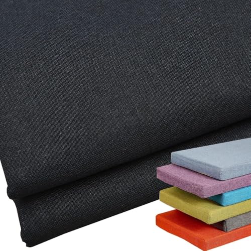 Schmutzabweisende Outdoor-Bankabdeckung - Aus Leinen, Weich &Garten & Terrasse Universell, Mit Reißverschluss & rutschfest(Black,130x30x5cm) von Generic