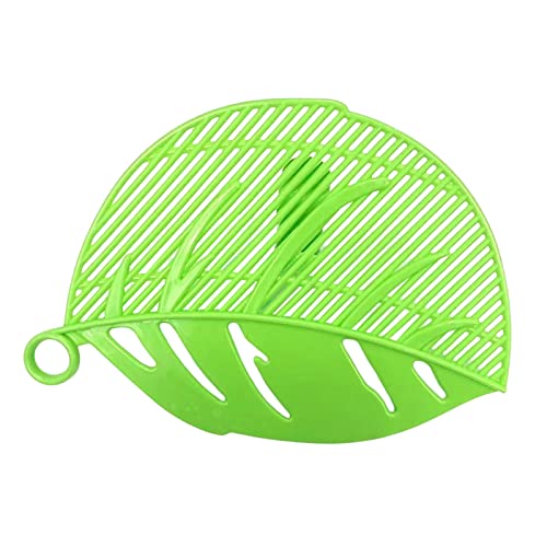 Schnallentyp, blattförmiges Abtropfbrett, Obst- und Gemüsenudeln, Kunststofffilterblock, Reisfilter Solarpumpe Teich Mit Filter (Green, One Size) von Generic