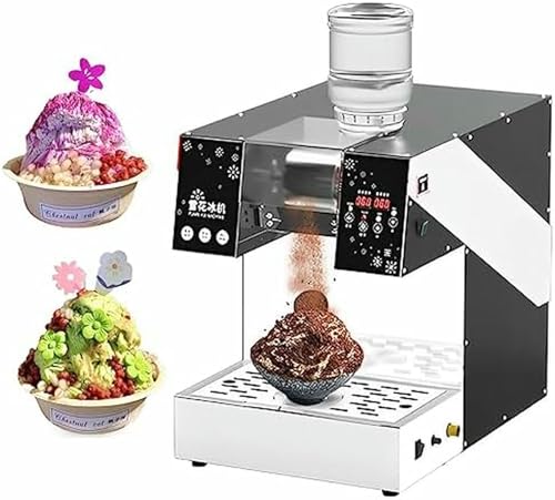 Schneeflocken-Eismaschine Kommerzielle Schneekegelmaschine, automatische Schneeflocke und Rasierer mit 10-Touch-Zahnradeinstellung für Restaurants und den Heimgebrauch von Generic