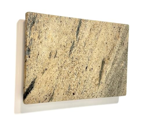 Schneidebrett aus Stein - Servierplatte - Küchenbrett - Steinplatte - Untersetzer - 2 Größen (Sahara Gold Matt, 30L x 20B cm) von Generic
