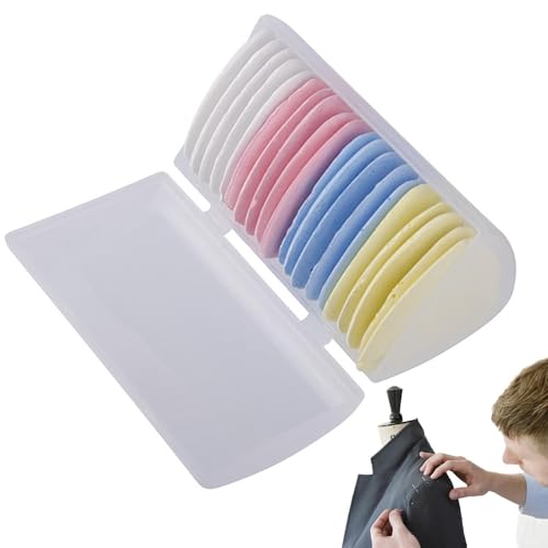 Schneiderkreide, Stoffkreide | Löschbares Markierungswerkzeug für Stoffe in Dreiecksform mit Kreide | Schneiderbedarf für Schneiderinnen, professionelle Schneider und Designer von Generic