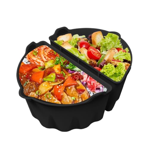 Schongarer Trennwand Einsatz | Passt Für 5.5-7.5 Liter Ovalförmige Kochgeschirr - Wiederverwendbare Silikon Slow Cooker Trennwand | Für Familienfeiern Bankett Festliches Abendessen Schongarer Trennwand Einsatz | Passt Für 5.5-7.5 Liter Ovalförmige Kochgeschirr - Wiederverwendbare Silikon Slow Cooker Trennwand | Für Familienfeiern Bankett Festliches Abendessen von Generic