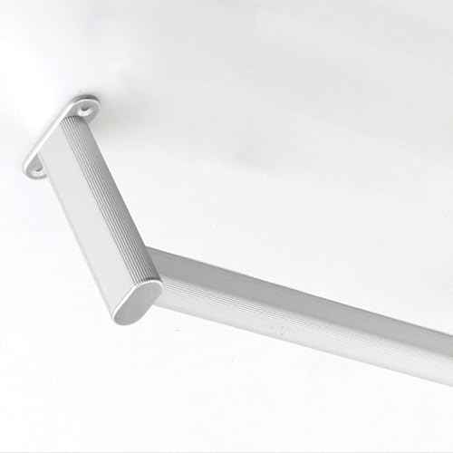 Schrankstange, Heavy Duty Schrankstange, Schrank Kleiderbügel Heavy Duty Schrankstange Zum Aufhängen Von Kleidung Aluminium, Oben Montierte Schrankstange Mit Rohrhalteru, Silver, 30in/76cm Schrankstange, Heavy Duty Schrankstange, Schrank Kleiderbügel Heavy Duty Schrankstange Zum Aufhängen Von Kleidung Aluminium, Oben Montierte Schrankstange Mit Rohrhalteru, Silver, 30in/76cm von Generic