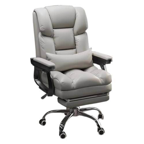 Schreibtisch-Drehstuhl für Büro/Schlafzimmer/Gaming Heimstudium oder Managerarbeit Verstellbare Länge Fußstütze 360° frei drehbar Executive Arbeitsstuhl von Generic
