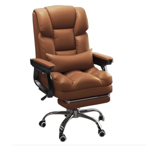 Schreibtisch-Drehstuhl für Büro/Schlafzimmer/Gaming Heimstudium oder Managerarbeit Verstellbare Länge Fußstütze 360° frei drehbar Executive Arbeitsstuhl von Generic