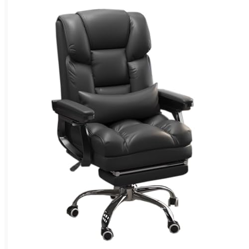 Schreibtisch-Drehstuhl für Büro/Schlafzimmer/Gaming Heimstudium oder Managerarbeit Verstellbare Länge Fußstütze 360° frei drehbar Executive Arbeitsstuhl von Generic