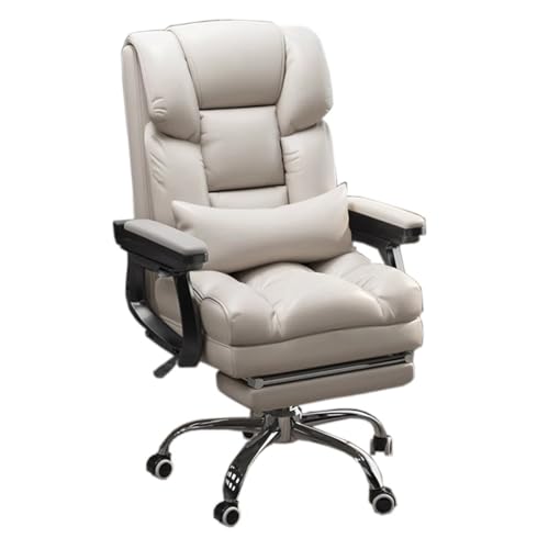 Schreibtisch-Drehstuhl für Büro/Schlafzimmer/Gaming Heimstudium oder Managerarbeit Verstellbare Länge Fußstütze 360° frei drehbar Executive Arbeitsstuhl von Generic