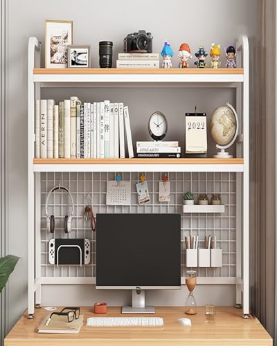Schreibtisch Organizer Regal, Ablageregal, Mehrschichtiges Schreibtischregal Aus Eisen, Passend Für Schreibtische von Generic