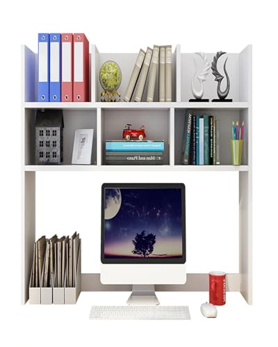 Schreibtisch Regal, Mehrstöckiges Studenten-Computerregal, Aufbewahrungsregal, Bücherregal Für Wohnheime, Geeignet Fürs Büro Schreibtisch Regal, Mehrstöckiges Studenten-Computerregal, Aufbewahrungsregal, Bücherregal Für Wohnheime, Geeignet Fürs Büro von Generic
