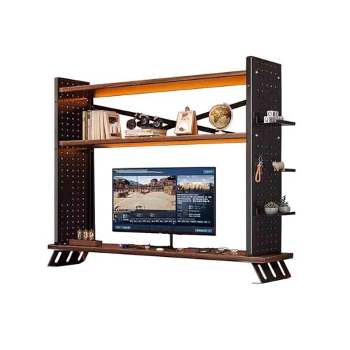 Schreibtisch Regalaufsatz Monitor mit Verstellbare Trennwände Platzsparend Tischregal Schreibtisch Metall Hohe Tragkraft 92 cm Höhe for Office Home Dormitory Schreibtisch Regalaufsatz Monitor mit Verstellbare Trennwände Platzsparend Tischregal Schreibtisch Metall Hohe Tragkraft 92 cm Höhe for Office Home Dormitory von Generic
