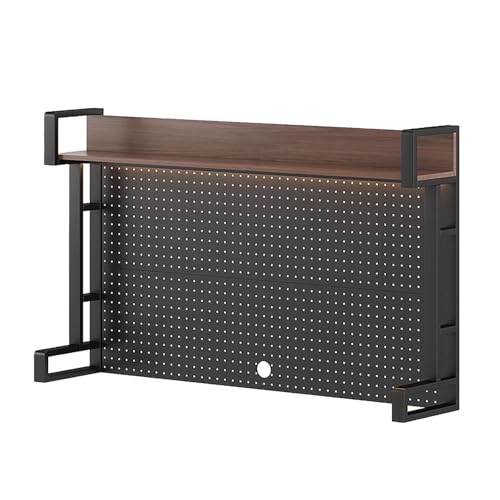 Schreibtisch Stecktafel Gestell aus Metall, 2-Ebenen Büro-Computertisch Zubehör Organizer for Computer-Monitore Geeignet for Home Office Dormitory und Zuhause(75x30x83) von Generic